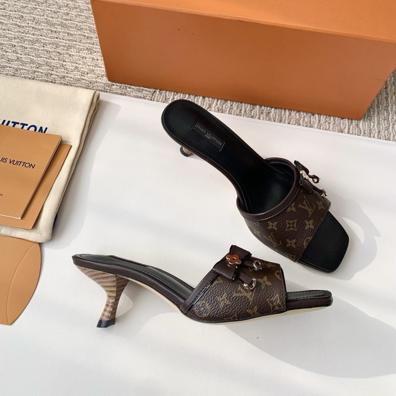 LV Heels Slippers