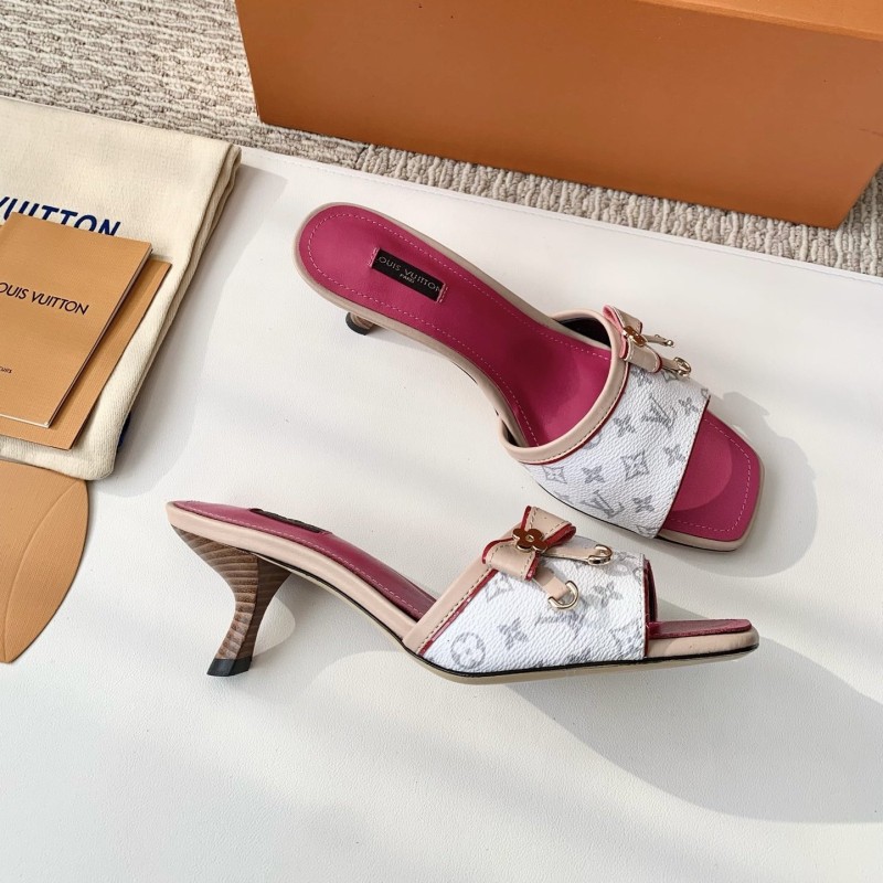 LV Heels Slippers