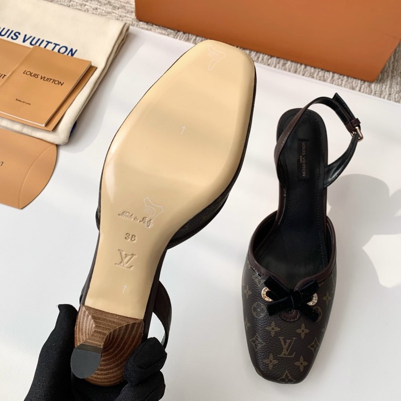 LV Heels Sandals