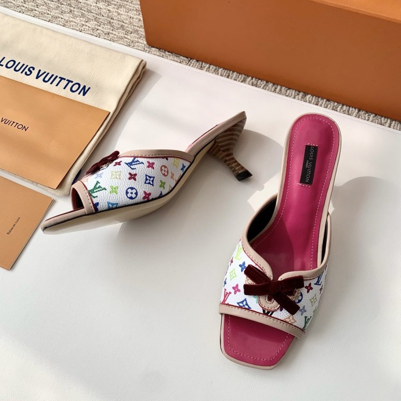 LV Heels Slippers
