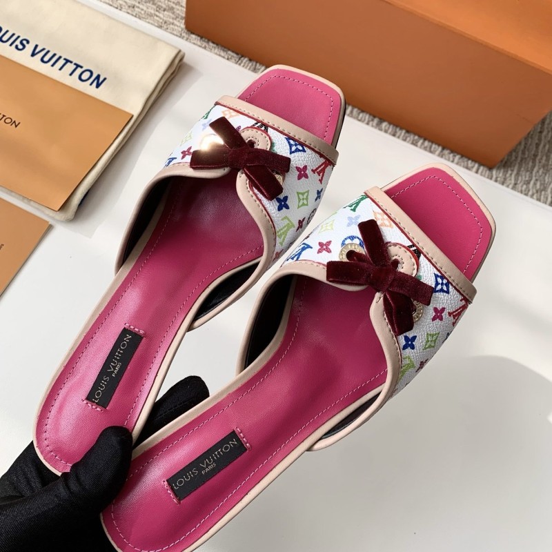 LV Heels Slippers