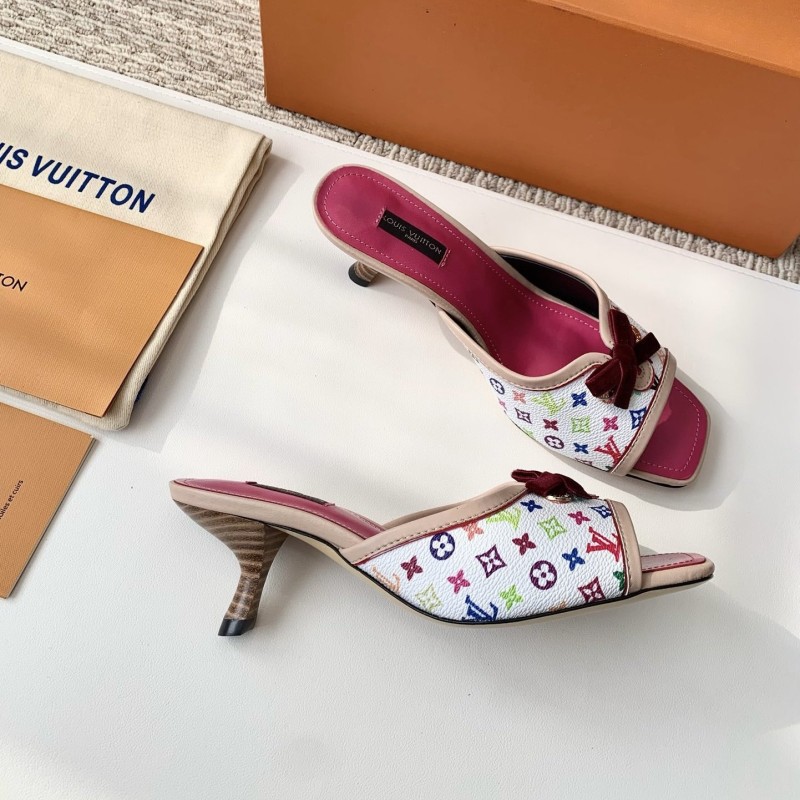 LV Heels Slippers
