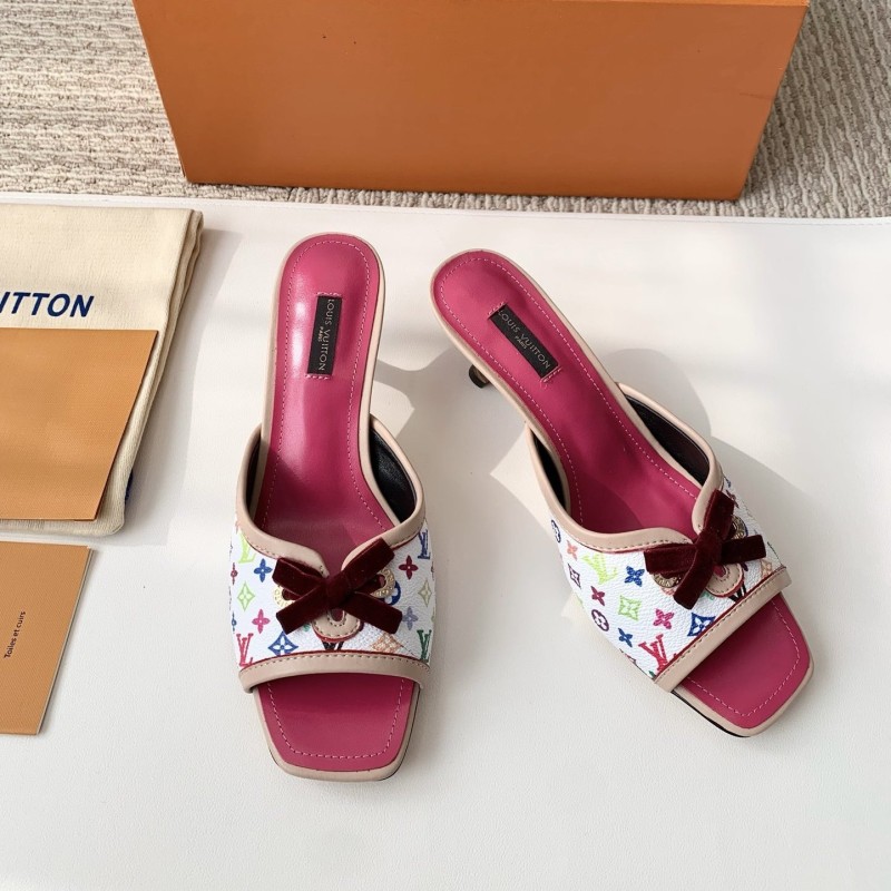 LV Heels Slippers
