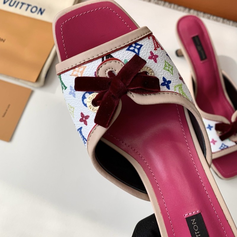 LV Heels Slippers