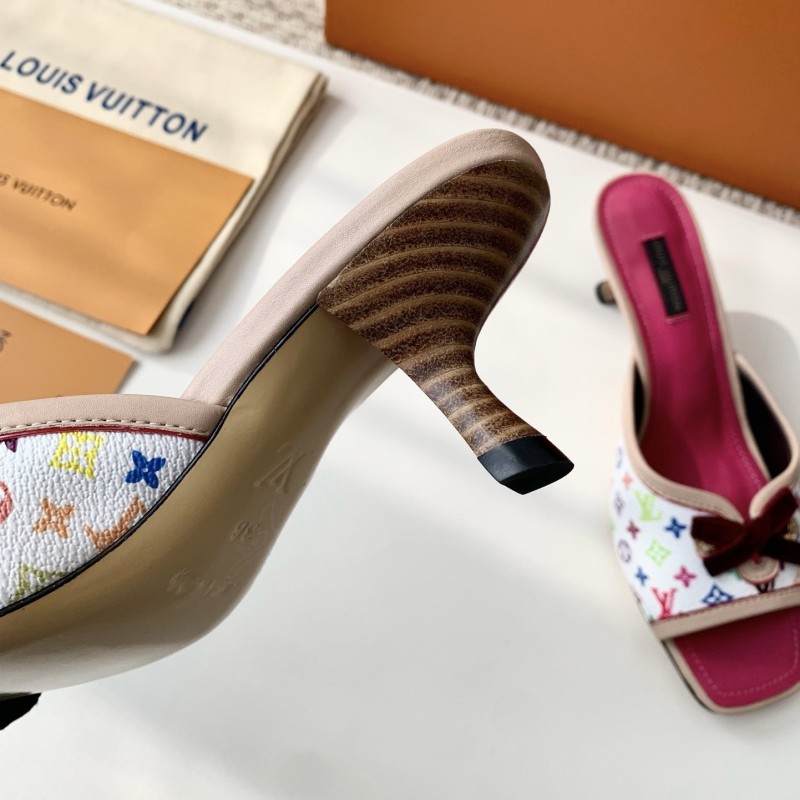 LV Heels Slippers