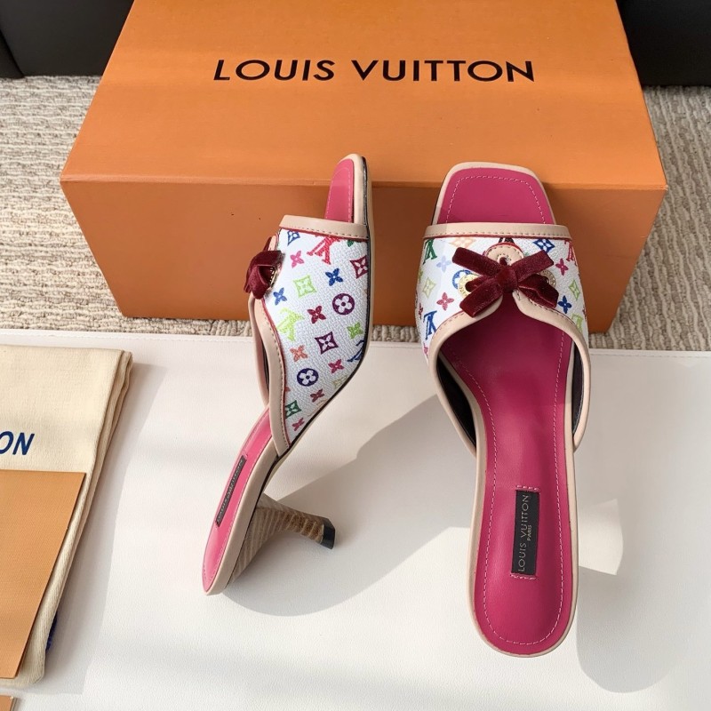 LV Heels Slippers
