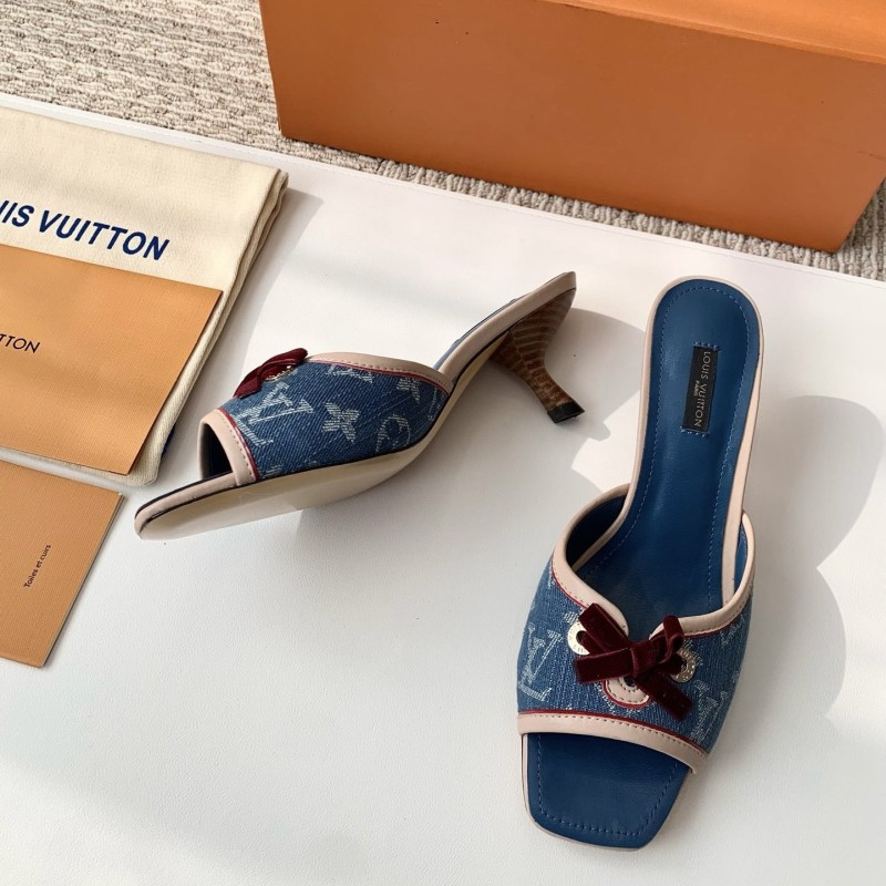 LV Heels Slippers