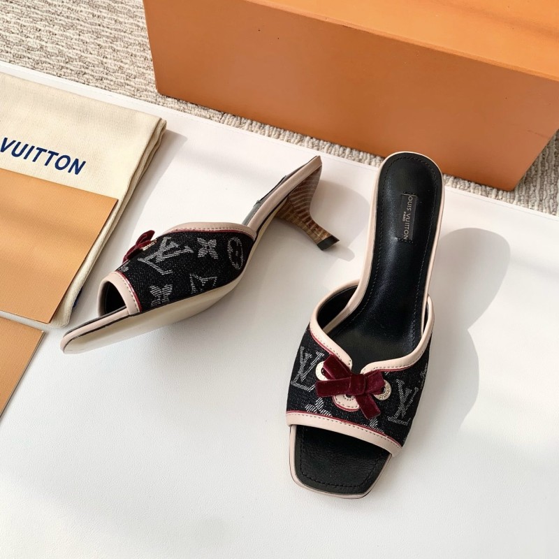 LV Heels Slippers