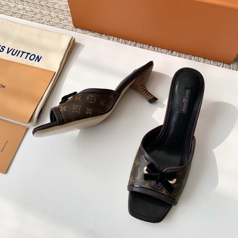 LV Heels Slippers
