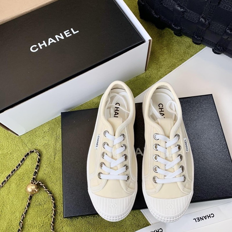 Chanel Canvas Shoes