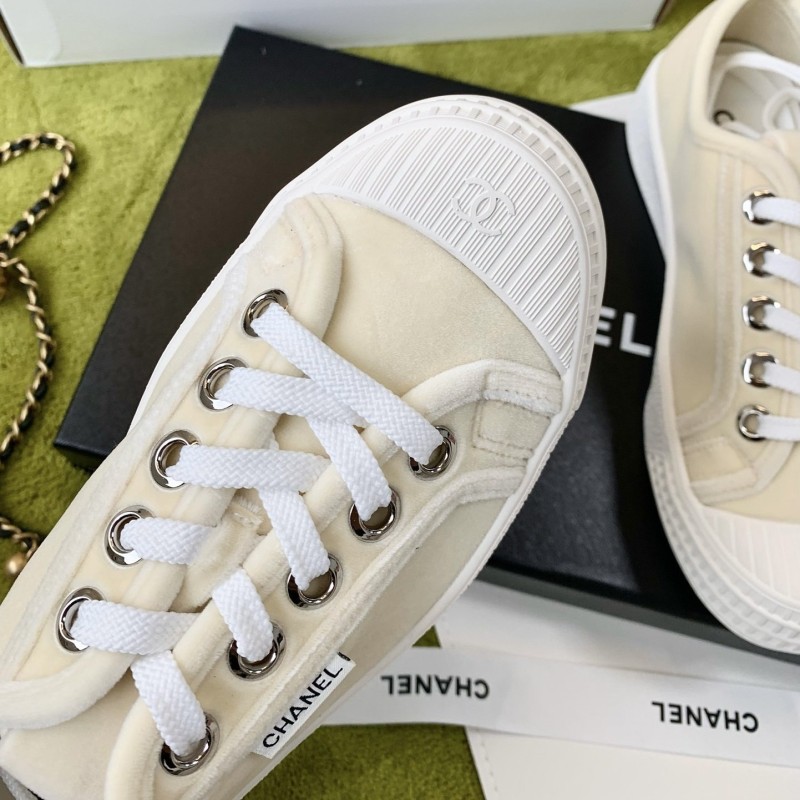 Chanel Canvas Shoes