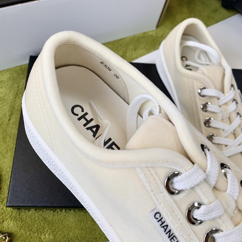Chanel Canvas Shoes