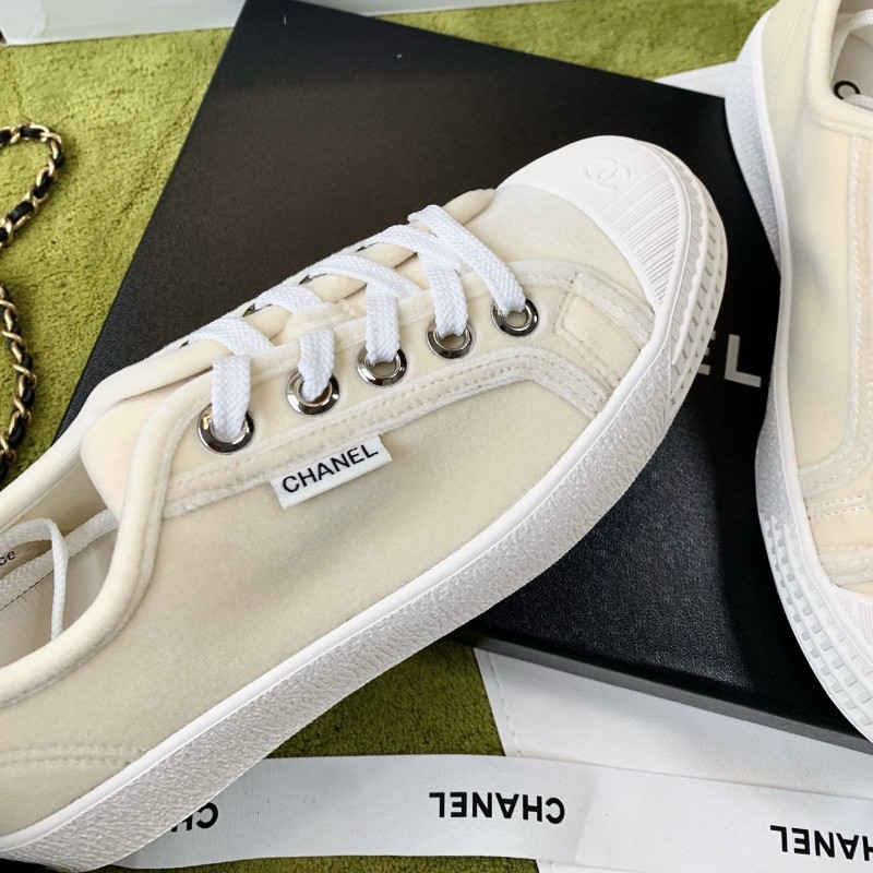 Chanel Canvas Shoes