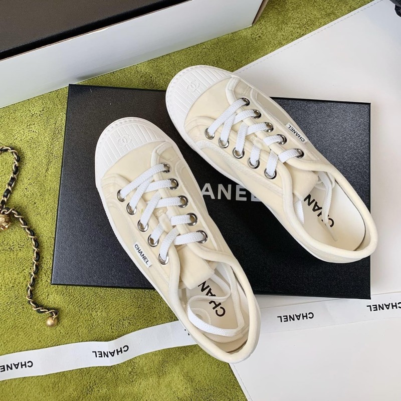 Chanel Canvas Shoes