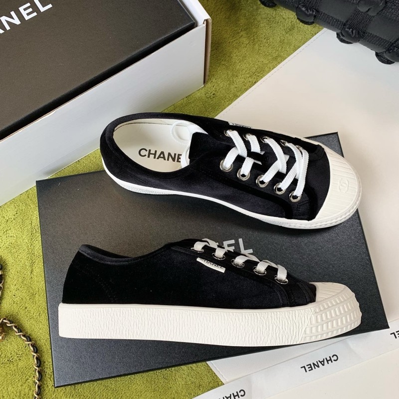 Chanel Canvas Shoes