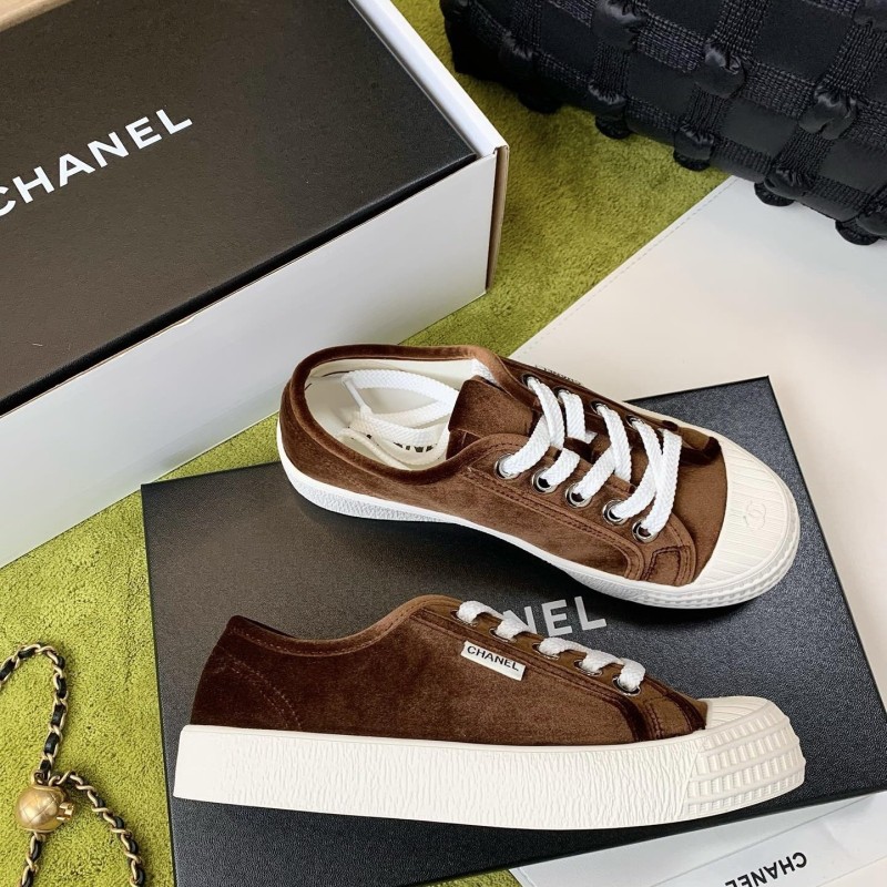 Chanel Canvas Shoes