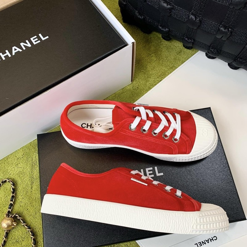 Chanel Canvas Shoes