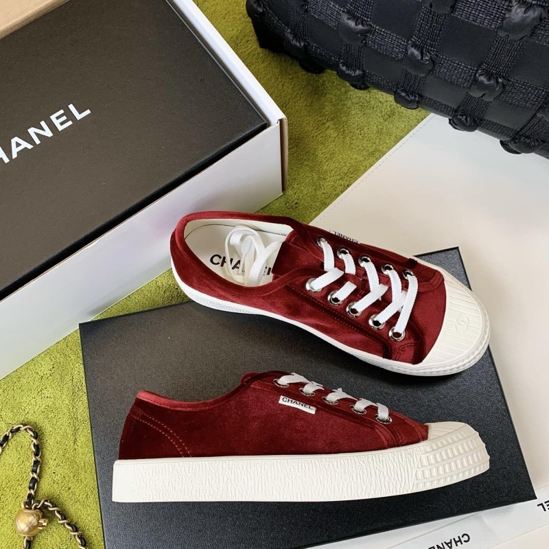 Chanel Canvas Shoes