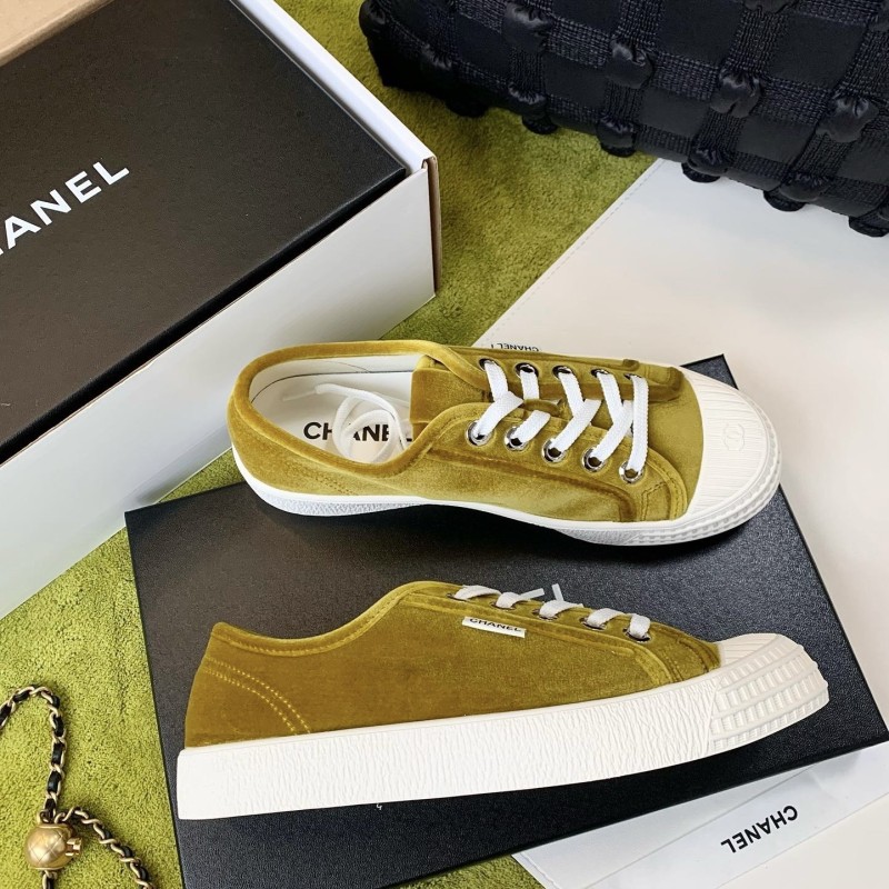 Chanel Canvas Shoes