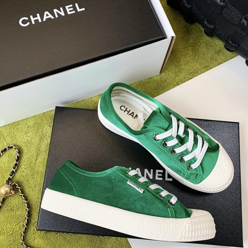 Chanel Canvas Shoes