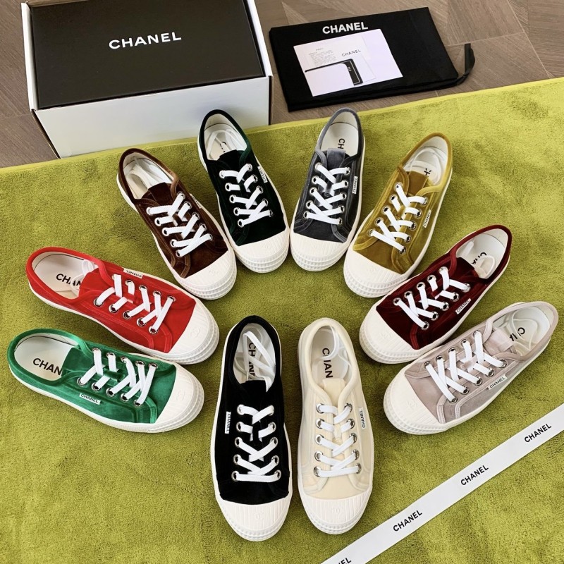 Chanel Canvas Shoes