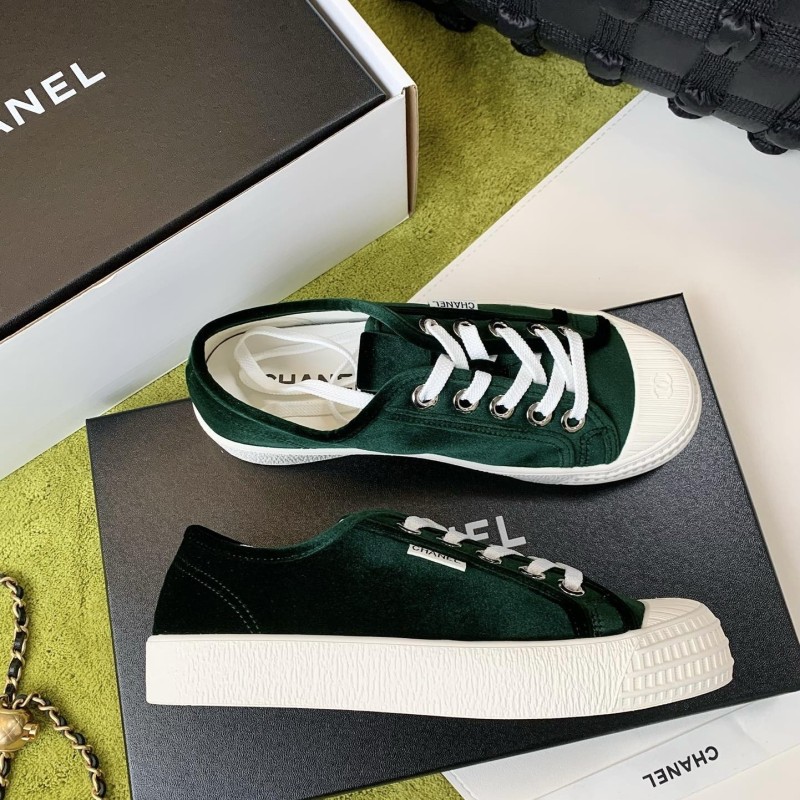 Chanel Canvas Shoes