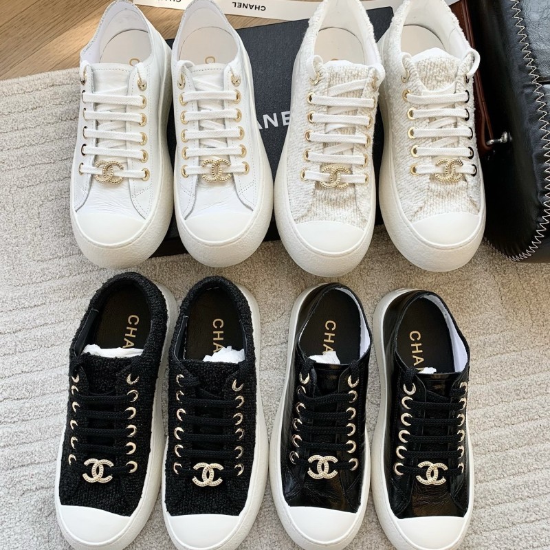 Chanel Canvas Shoes