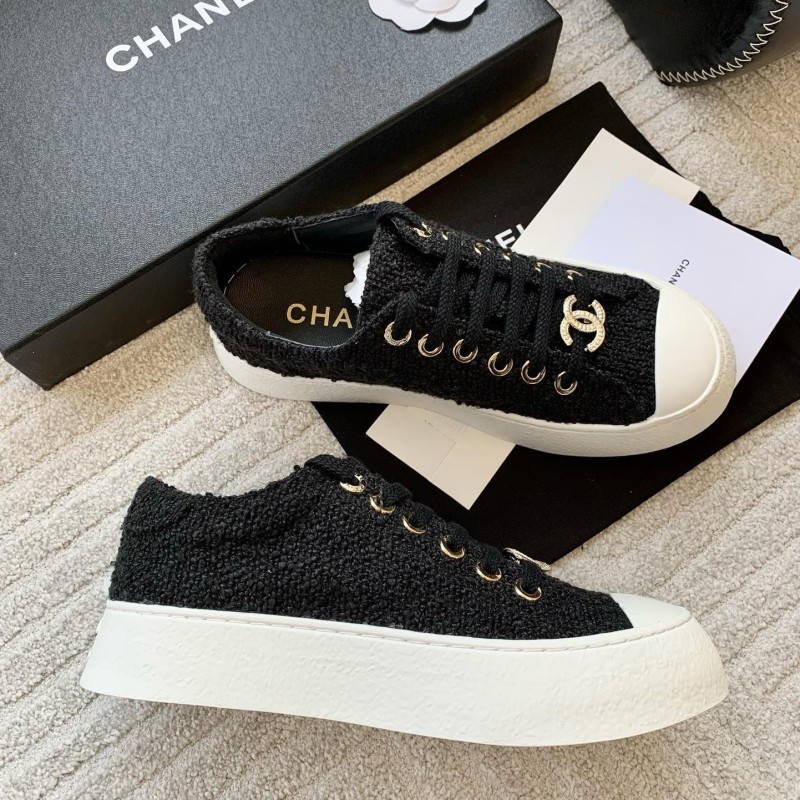 Chanel Canvas Shoes