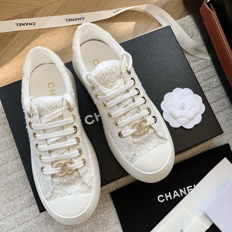 Chanel Canvas Shoes