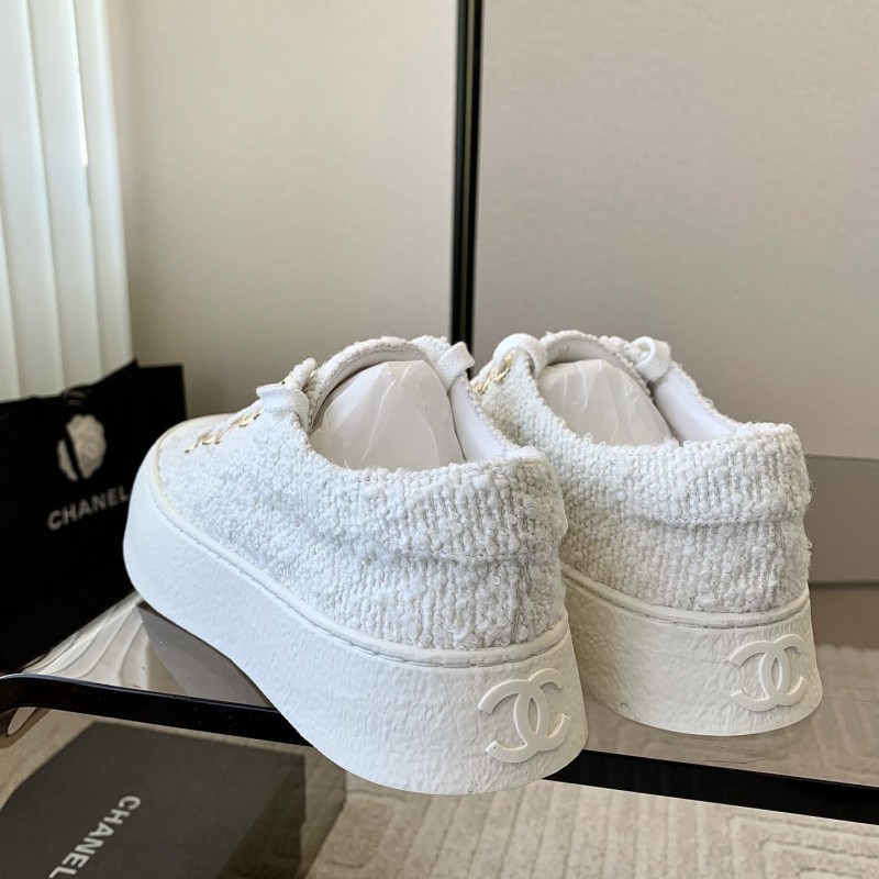 Chanel Canvas Shoes