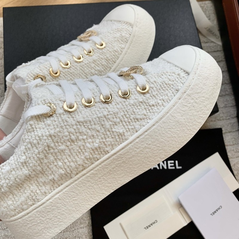Chanel Canvas Shoes