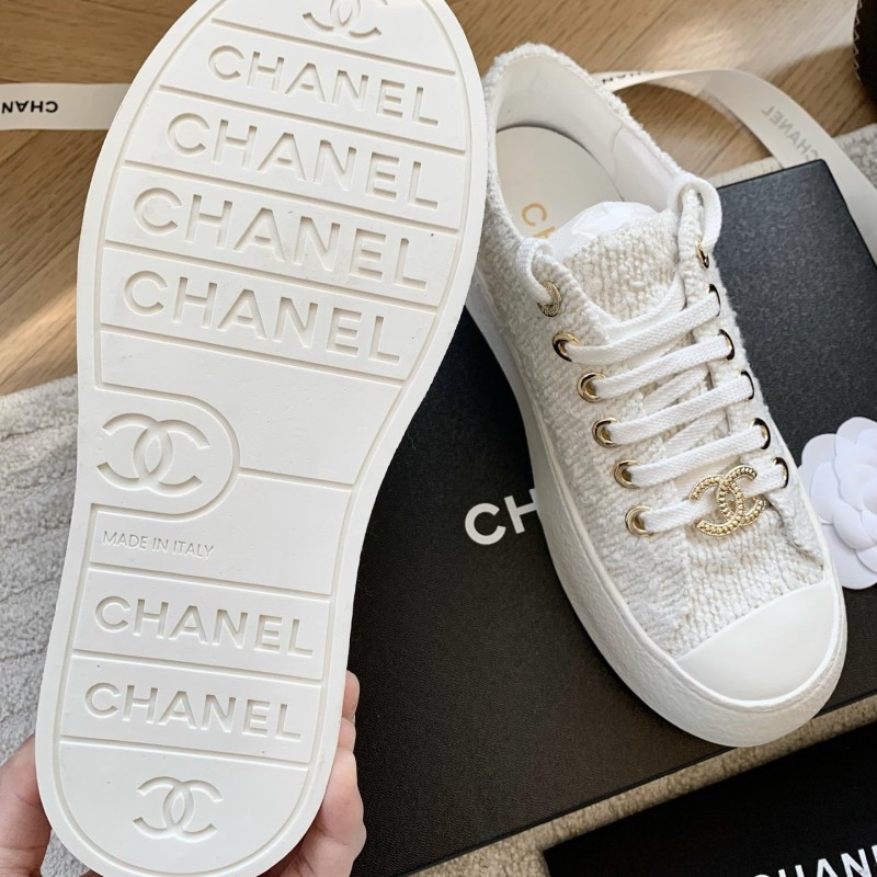 Chanel Canvas Shoes