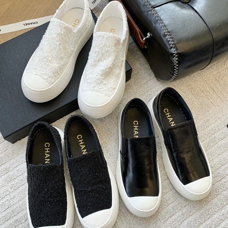 Chanel Canvas Shoes