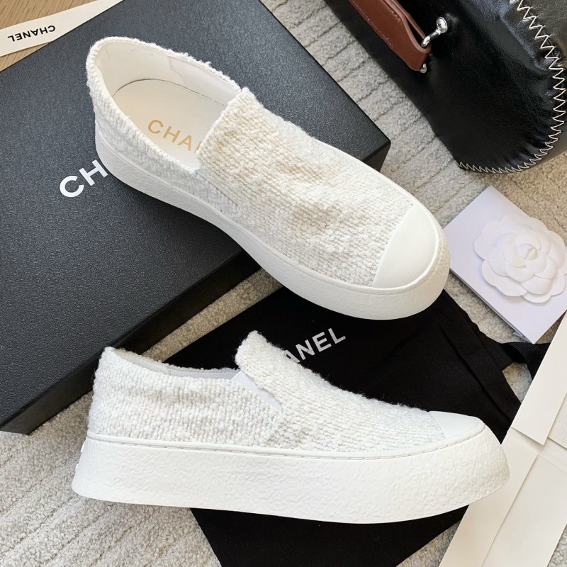 Chanel Canvas Shoes