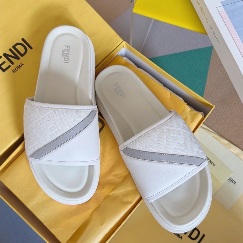 Fendi Diagonal Sandals