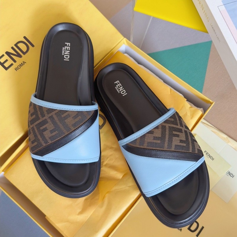 Fendi Diagonal Sandals