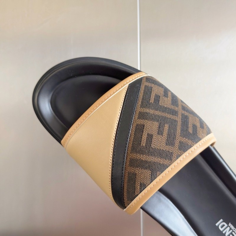 Fendi Diagonal Sandals