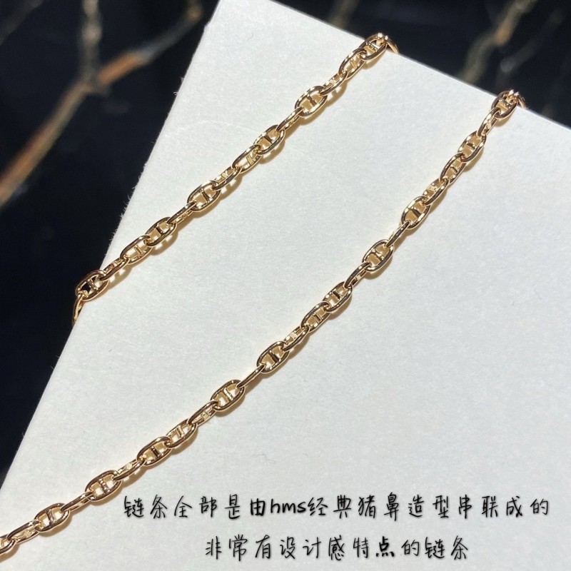 Hermes Necklace & Bracelet