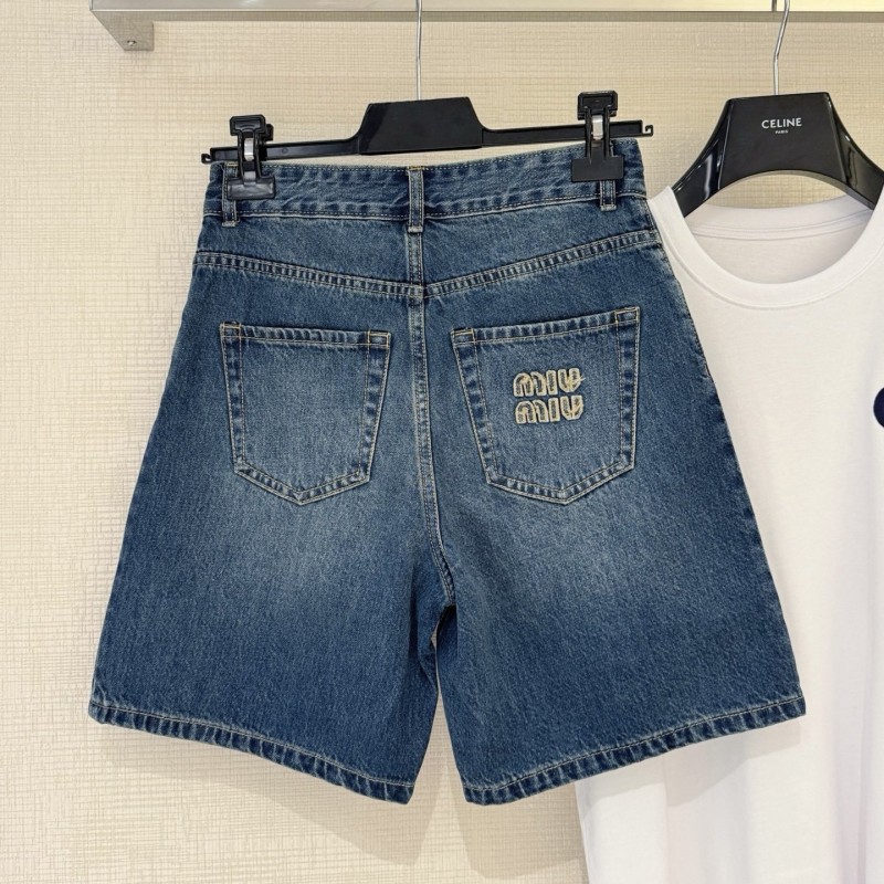 MiuMiu Denim Shorts