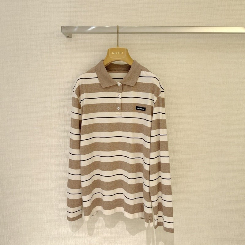 MiuMiu Unisex Long Sleeves Tee