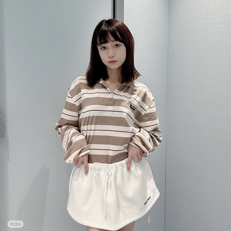 MiuMiu Unisex Long Sleeves Tee