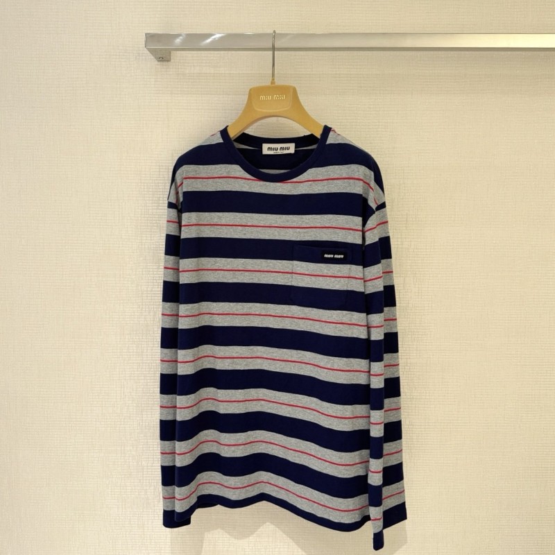 MiuMiu Unisex Long Sleeves Tee