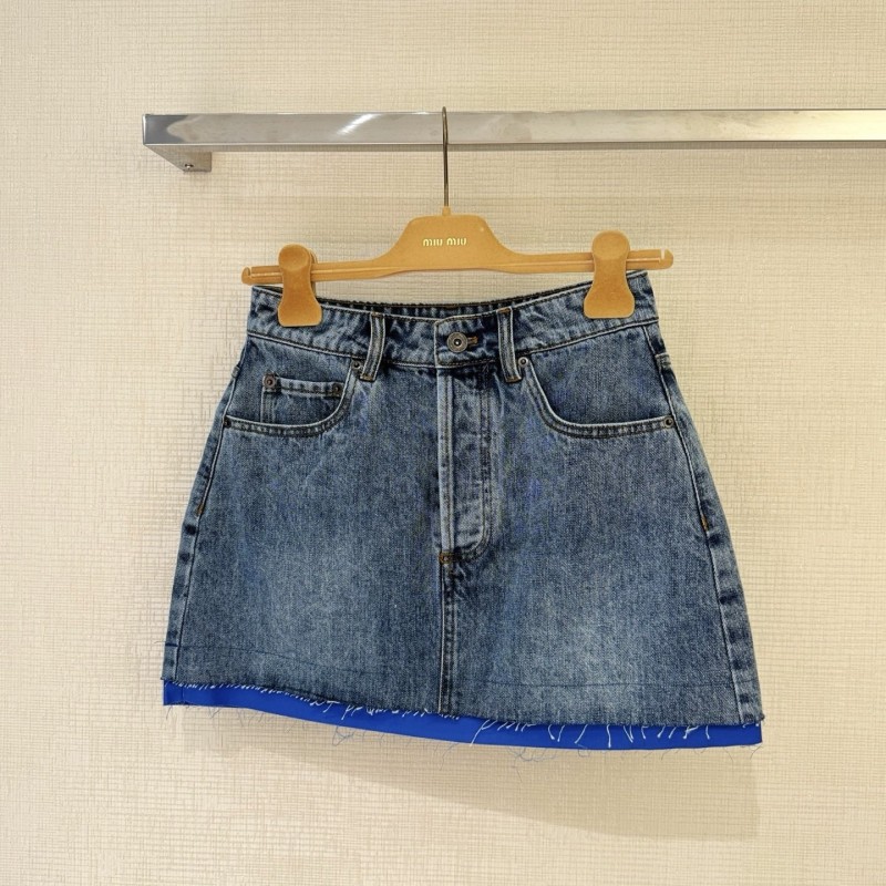 MiuMiu Denim Skirt 