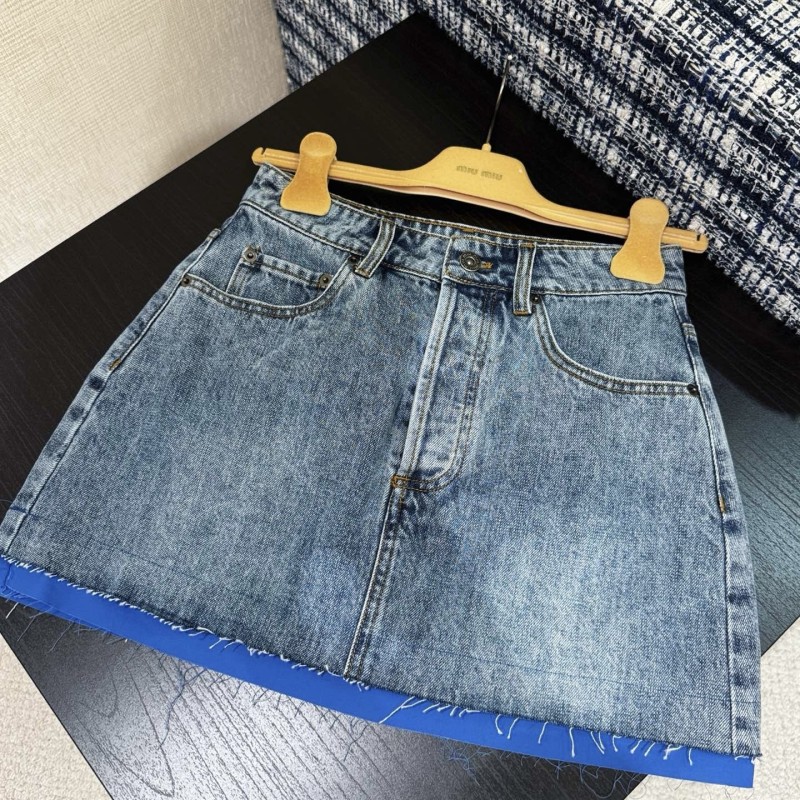 MiuMiu Denim Skirt 