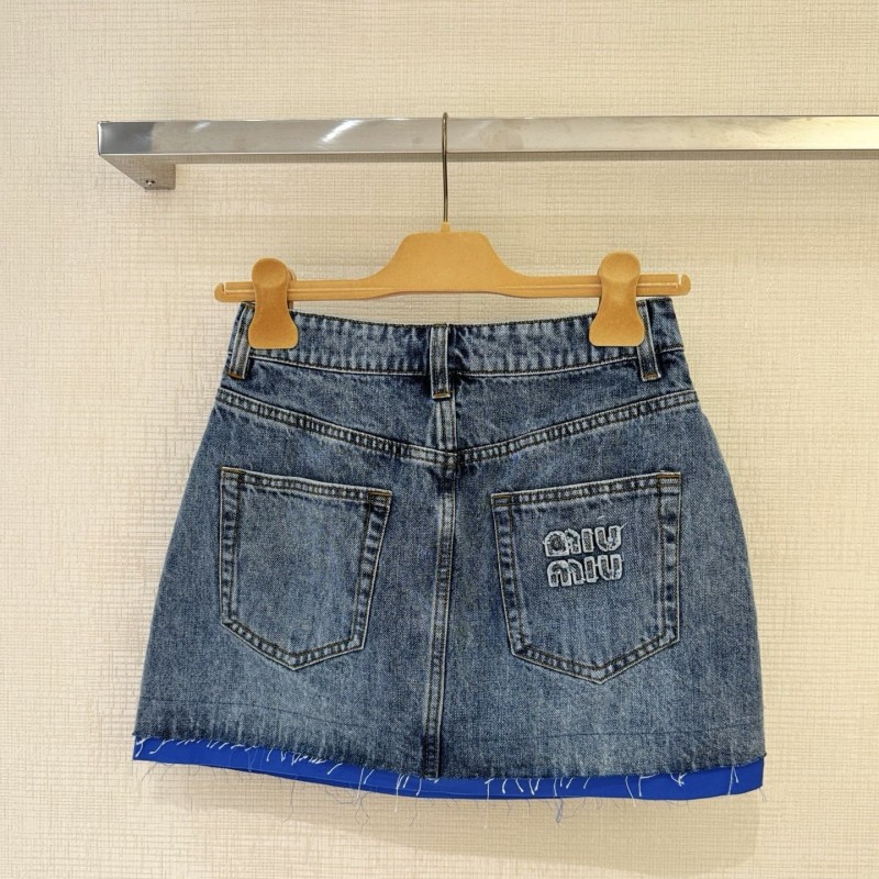 MiuMiu Denim Skirt 