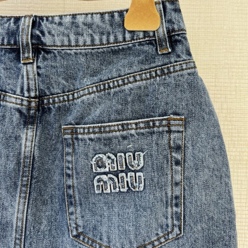 MiuMiu Denim Skirt 
