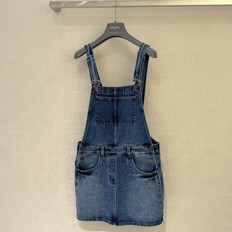 Prada Denim Overalls