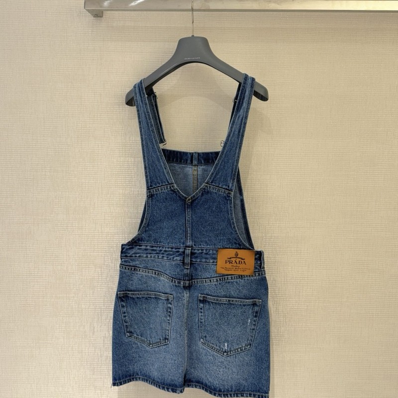 Prada Denim Overalls