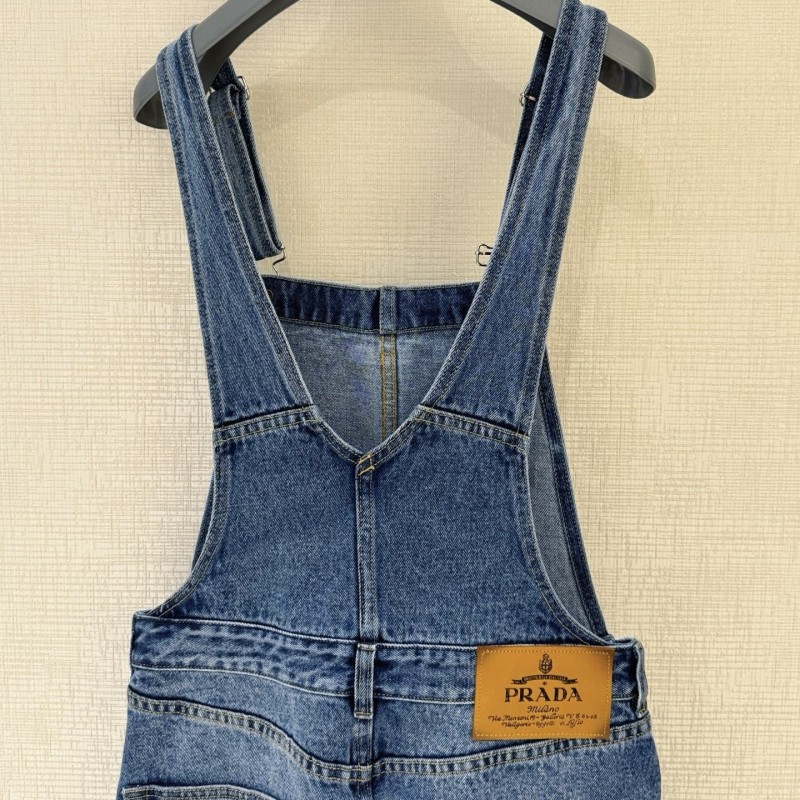 Prada Denim Overalls
