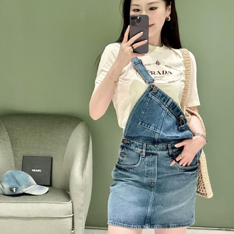 Prada Denim Overalls